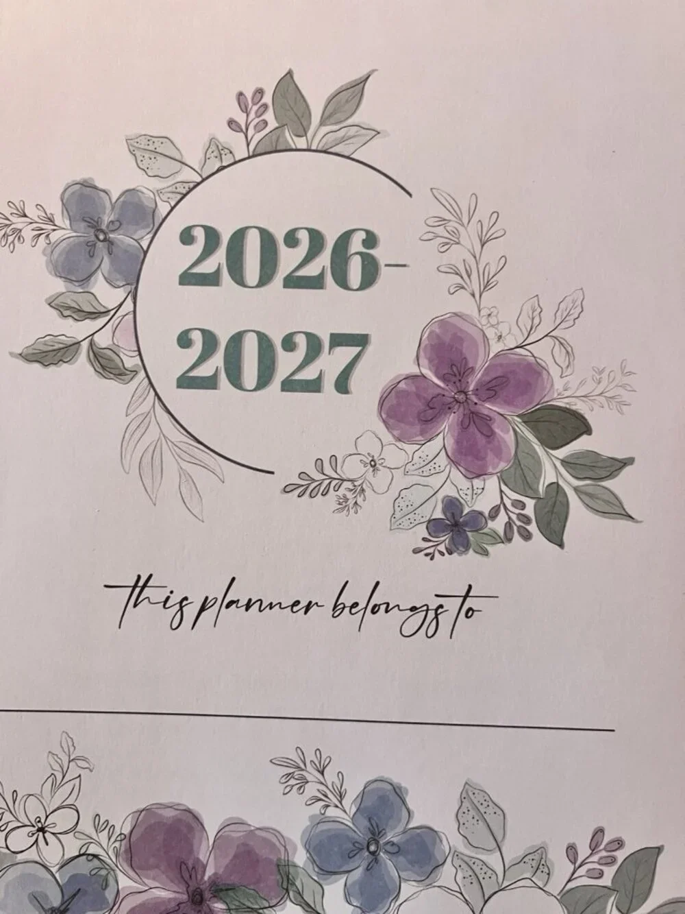 17 Month Daily Month Planner Scripture Phil 4:4 Blue Weekly Planning 2026-27 NEW